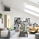 A highly realistic image of a modern house interior.